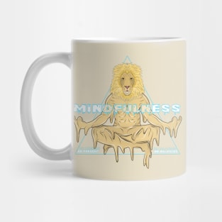 meditation lion king Mug